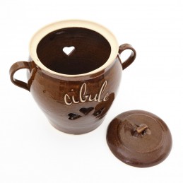 hrnec na cibuli 6L - kameninový cibulák (ruční výroba)