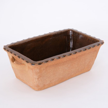 hranatá forma na chleba - kameninová forma na chleba (ruční výroba)