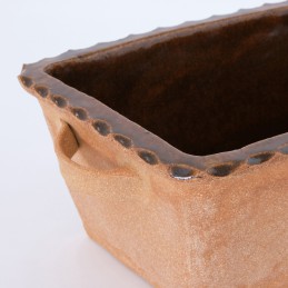 hranatá forma na chleba - kameninová forma na chleba (ruční výroba)