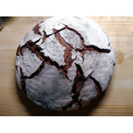 forma s poklicí na chleba do remosky 26cm - kameninová forma s poklicí na pečení (ruční výroba)
