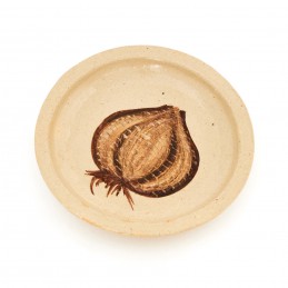 keramické struhadlo na česnek - miska modrá (ruční výroba)