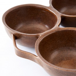 pekáč na buchty 4 misky velký - kameninový pekáč (ruční výroba)