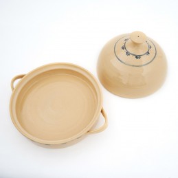 pekáč nejen na drůbež světlý - kameninový pekáč (ruční výroba)