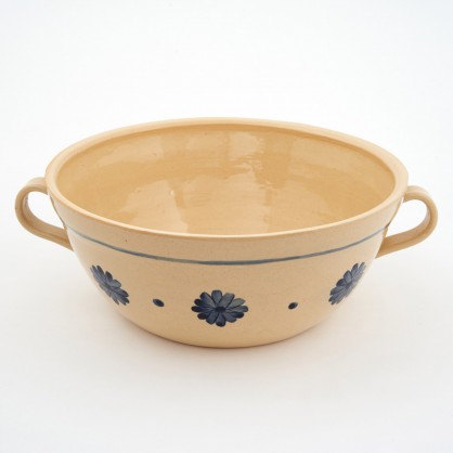 zadělávací mísa 4L světlá- kameninová mísa (ruční výroba)