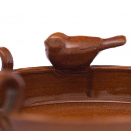 pítko pro ptáčky prům. 29cm - kameninová nádoba  (ruční výroba)