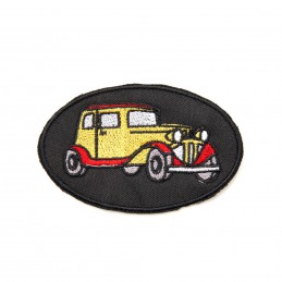 nášivka / záplata - autíčko II - vyšívaná krajka