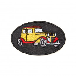 nášivka / záplata - autíčko III - vyšívaná krajka