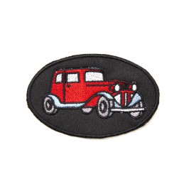 nášivka / záplata - autíčko IV - vyšívaná krajka