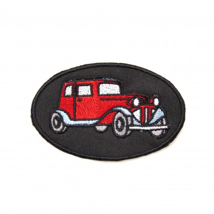 nášivka / záplata - autíčko IV - vyšívaná krajka