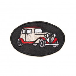 nášivka / záplata - autíčko VI - vyšívaná krajka