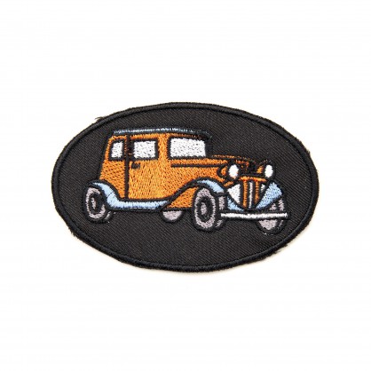 nášivka / záplata - autíčko IX - vyšívaná krajka