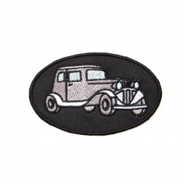 nášivka / záplata - autíčko XI - vyšívaná krajka