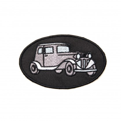 nášivka / záplata - autíčko XI - vyšívaná krajka