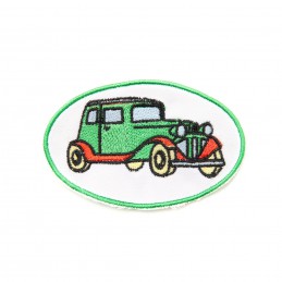 nášivka / záplata - autíčko XII - vyšívaná krajka