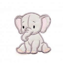nášivka / záplata - slůně II - vyšívaná krajka