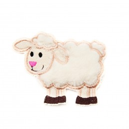 nášivka / záplata - ovečka I - vyšívaná krajka