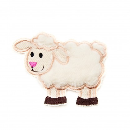 nášivka / záplata - ovečka I - vyšívaná krajka