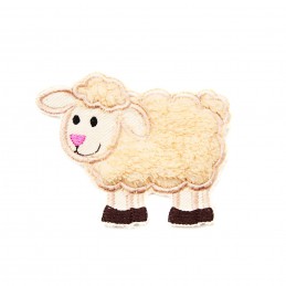 nášivka / záplata - ovečka III - vyšívaná krajka