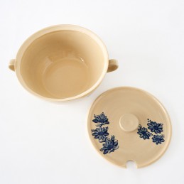 terina 2L světlá  - kameninová polévková mísa (ruční výroba)