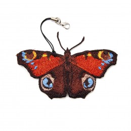 babočka - závěsná dekorace motýl III - vyšívaná krajka