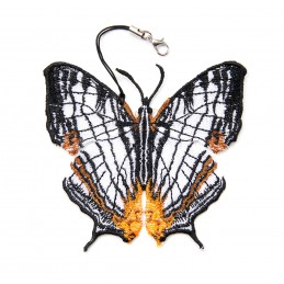 cyrestis thyodamas - závěsná dekorace motýl VII - vyšívaná krajka