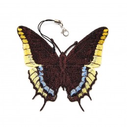 charaxes jasius - závěsná dekorace motýl VII - vyšívaná krajka