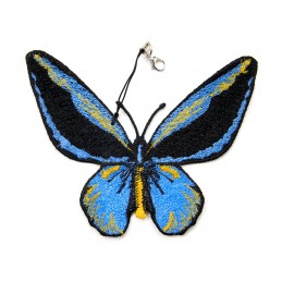 Dynamine postverta - závěsná dekorace motýl IX - vyšívaná krajka