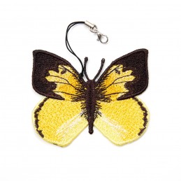 hypolimnas dexithea - závěsná dekorace motýl XII - vyšívaná krajka