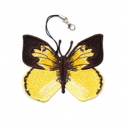hypolimnas dexithea - závěsná dekorace motýl XII - vyšívaná krajka