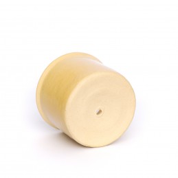 květináč kameninový prům. 13cm světlý (ruční výroba)