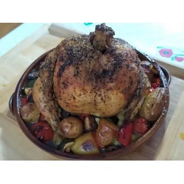 pekáč na kuře - TRN - kameninový pekáč (ruční výroba)