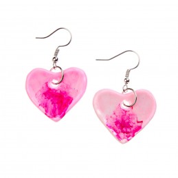 náušnice XIV - malované sklo (ruční výroba)