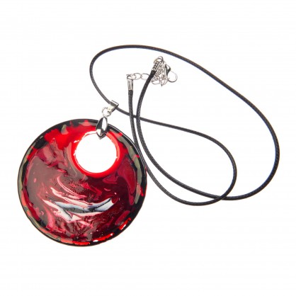 přívěsek I - malované sklo (ruční výroba)