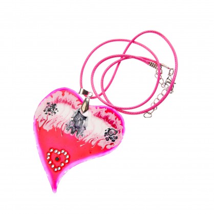 přívěsek II - malované sklo (ruční výroba)