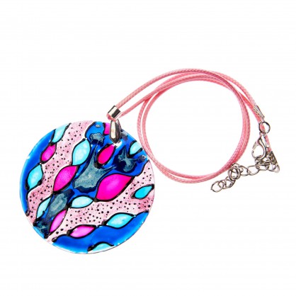 přívěsek IV - malované sklo (ruční výroba)