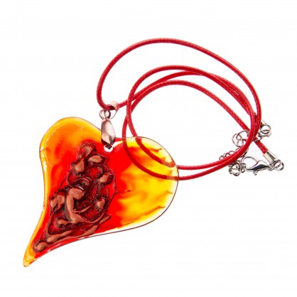 přívěsek VII - malované sklo (ruční výroba)