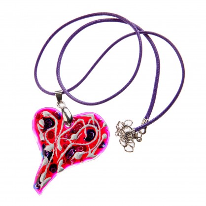 přívěsek XII - malované sklo (ruční výroba)