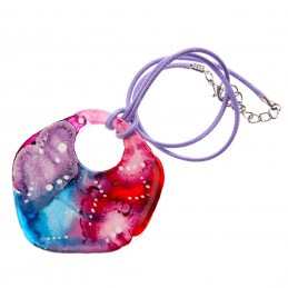 přívěsek VIII - malované sklo (ruční výroba)