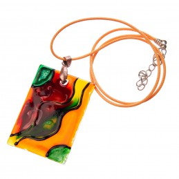 přívěsek XIII - malované sklo (ruční výroba)