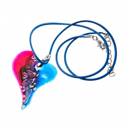 přívěsek XIV - malované sklo (ruční výroba)