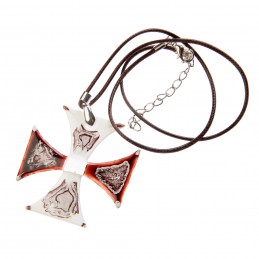 přívěsek XV - malované sklo (ruční výroba)