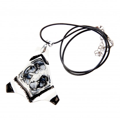 přívěsek XXIV - malované sklo (ruční výroba)