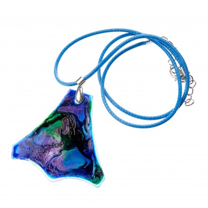 přívěsek XXX - malované sklo (ruční výroba)