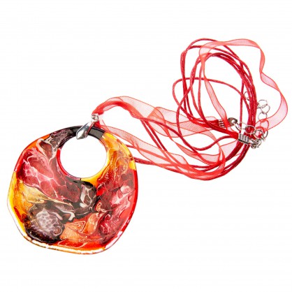 přívěsek XXXIII - malované sklo (ruční výroba)