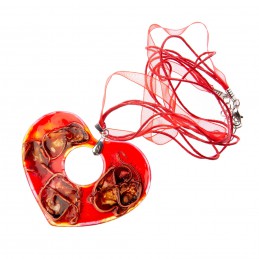 přívěsek XXXIV- malované sklo (ruční výroba)