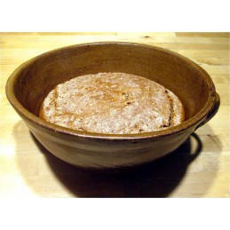 kulatá forma na chleba - kameninová forma na pečení (ruční výroba)