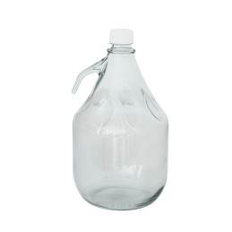 demižón s ouškem a uzávěrem...