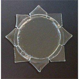 sluníčko čiré sklo (ruční výroba)