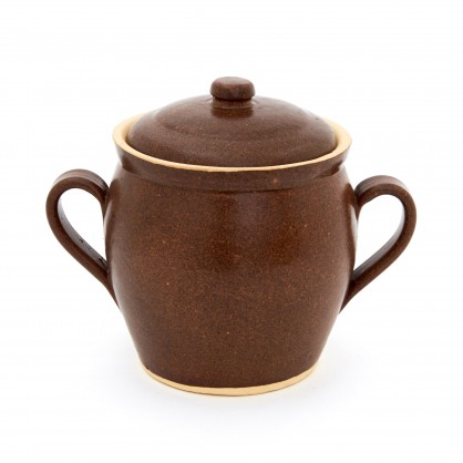 sádlák 1L - kameninový hrnec na sádlo (ruční výroba)