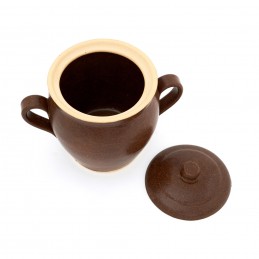 sádlák 1L - kameninový hrnec na sádlo (ruční výroba)